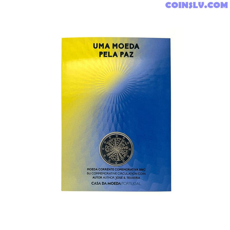 Coincard 2 Euro Portugal 2023 "Peace among nations"